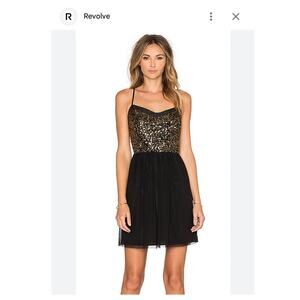 NEW Steve Madden Jack Sequin Dress 10 BB Dakota LBD Cocktail Party Fit Flare